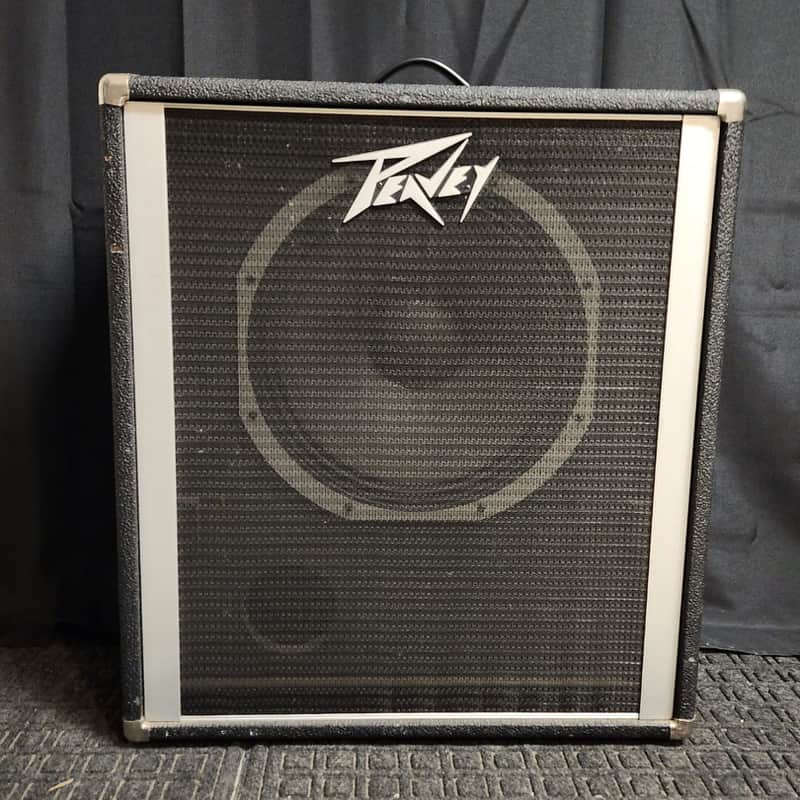 Peavey Scorpion 115 Bass Cabinet Unknown  - Black Tolex image 1