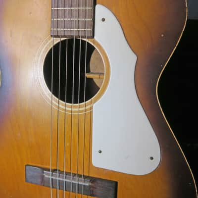 Stella Harmony H912 12 String 1966 Sunburst Kurt Cobain Nirvana Acoustic Guitar + Original Case image 11