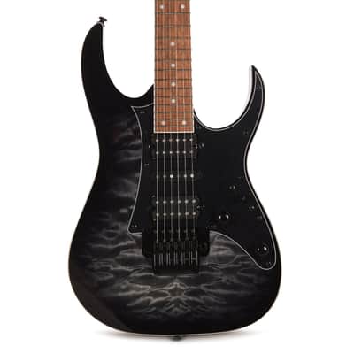 Ibanez RG450QMBTGB RG Standard Electric Guitar Transparent Gray Burst image 2