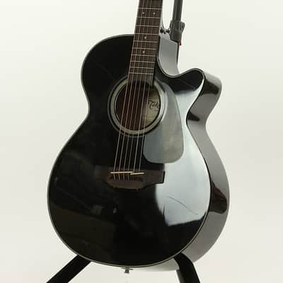 Takamine GF30CE-BLK Black FXC Electric Acoustic Guitar B Stock image 2