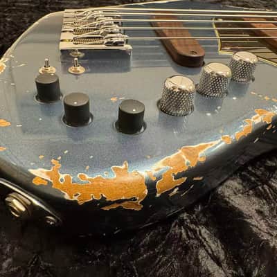 Xotic XJ-1T 5st Heavy Aged - Dark Lake Placid Blue image 5