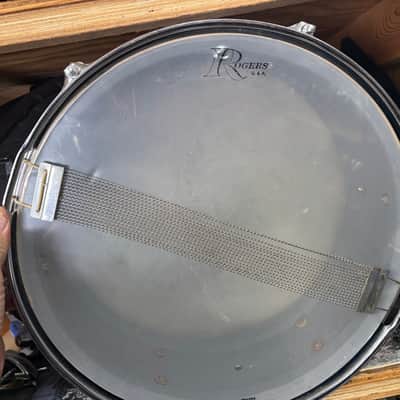 Rogers Luxor Cleveland Era Snare Drum Blue Sparkle image 6