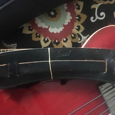 Greco  Bass SAB-120 w/ Vintage Greco Leather strap + Soft Case = Gibson EB2 image 4