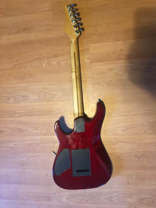 Washburn USA Custom MG-120 1995 Trans Red | Reverb