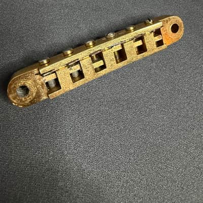 Schaller Vintage Schaller / Made in Germany ABR-1 Tune-O-Matic Bridge Gold Gibson Les Paul SG ES image 3