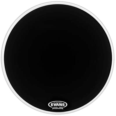 Evans BD22RA EQ1 Resonant Black Bass Drum Head - 22"