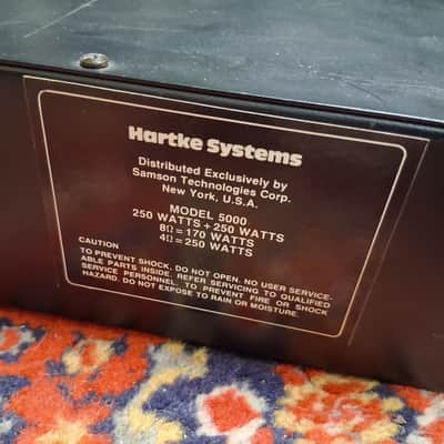 Hartke Model 5000 Bass Amp Head Amplifier image 8