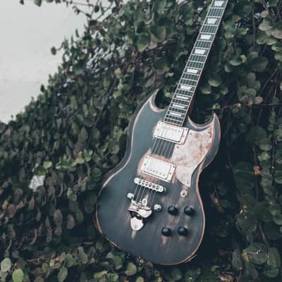 MADE TO ORDER
Custom SG - Speed Demon 2022 Black Relic/ Burgrundy Relic image 5