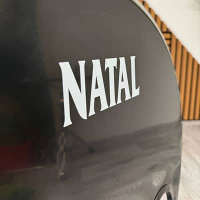Natal Resonant Bass 24" Drum Head / Black #OD43 image 3