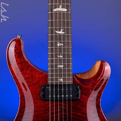 PRS Custom 24-08 Mango Top Limited Edition Fire Red / Gray Black Fade image 7