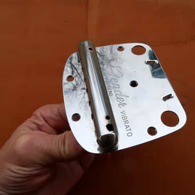 Fender Mustang Tailpiece 1965 - Nickle "Pat Pend" Nice image 16