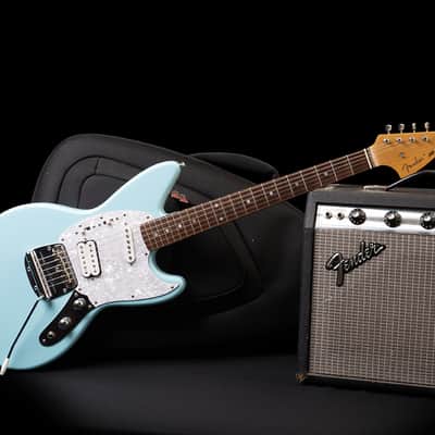 Fender Jagstang Kurt Cobain 2001 - daphné Blue image 1