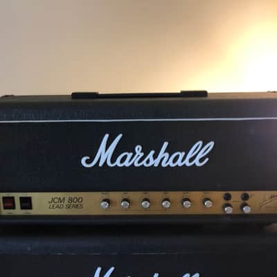Marshall Modded Hopkins Jose High Gain 1981 JCM 800 1981 Black / Gold image 1