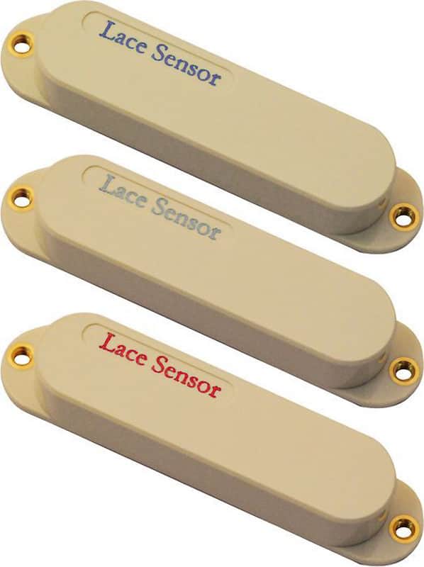 Lace Sensor Blue Silver Red Strat Value Pack pickup set - cream image 1