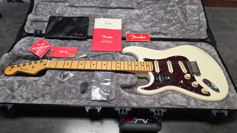 Fender American Professional II Stratocaster BRAND NEW LEFT HAND LH Olympic White USA Lefty Handed Strat Electric Guitar image 1