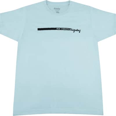 Bigsby "True Vibrato" Stripe Tee/T-Shirt, Blue, M, Medium image 1