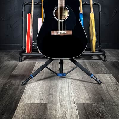 Fender CD-60S Dreadnought Acoustic Guitar - Black image 2