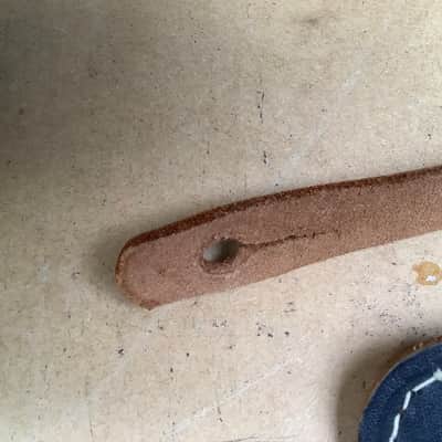 Vintage leather guitar strap from the 60’s image 6
