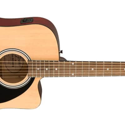Fender FA-125CE Acoustic/Electric Guitar - Natural image 5