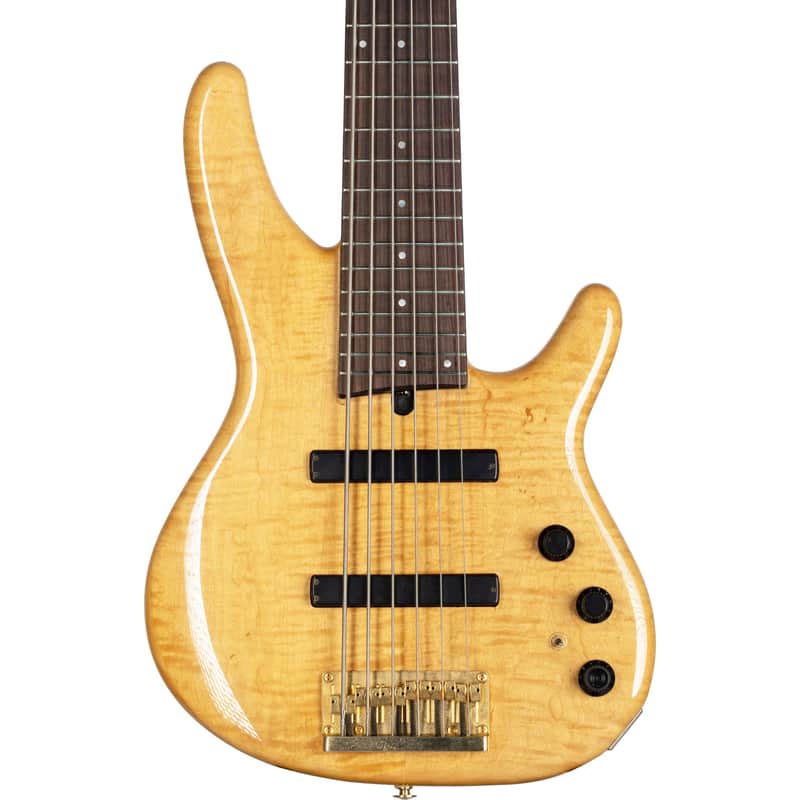 Heartfield DR-6C 6-String Electric Bass Guitar in Natural with