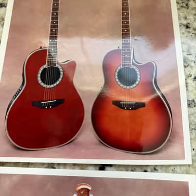 10 Ovation  8 x 10 color glossy promotional photos steel string classical nylon Adamas image 8