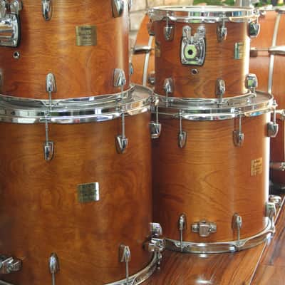 Yamaha Birch Custom Absolute - natural vintage 5pc drumset image 10