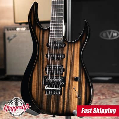 Schecter Custom Shop Sunset Extreme-6 FR HSS Electric Guitar - White Ebony Top with Hardshell Case image 1
