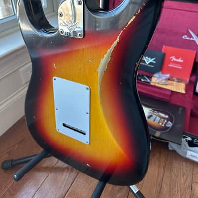 2025 Fender Custom Shop Stratocaster Pro W25 Relic - 3 Color Sunburst image 11