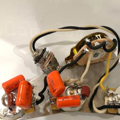 Fender Stratcocaster Greasebucket/Highway one Wiring Harness-Pure Tone-All Sprague Circuit-Grounding image 11