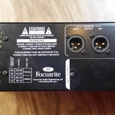 Focusrite Platinum TwinTrak Pro Dual Channel Mic Preamp Black & Gray image 4