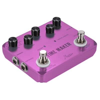 Rowin Canada LTD02 Time Maker Pink Digital Delay Twin Series Guitar Effect Pedal image 3