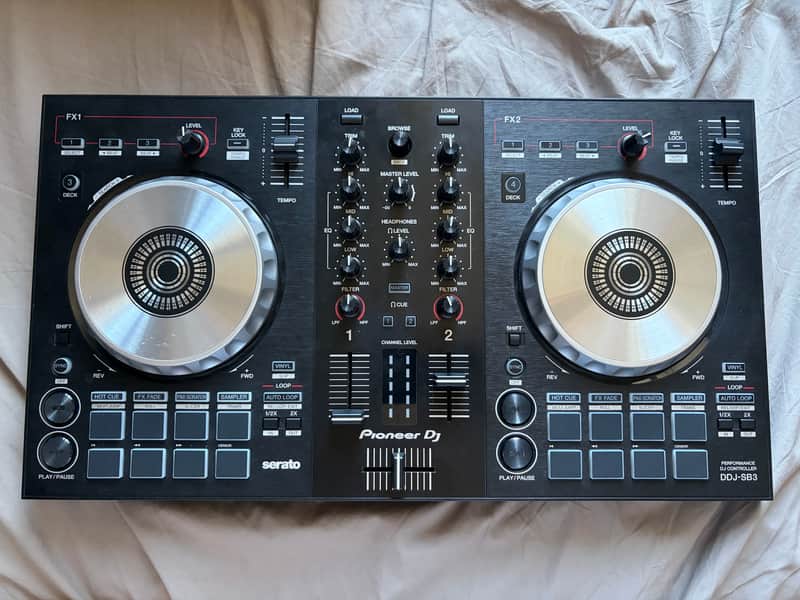 Pioneer DDJ-SB3 2-Channel DJ Controller 2010s - Black image 1