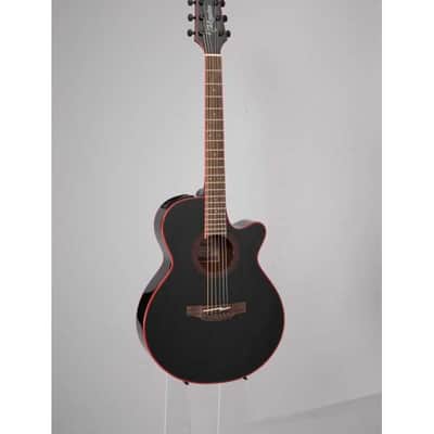 Guitare Folk Electro Takamine GF49CE-CB - FX Cutaway Cosmic Black Sparkle image 1