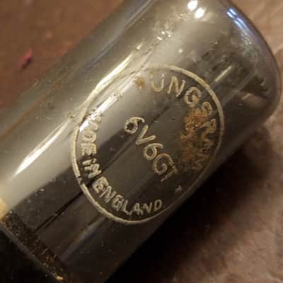 Tungsram ONE (1) 6V6GT Beam Power tNOS AT1000 TESTED Vacuum Tube greyglass premium 6V6 Audio 1950-1960 image 2