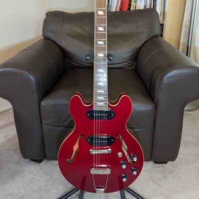 Epiphone Casino Coupe, UPGRADES: Lollars, Gotoh Tuners - Excellent Cond! image 9