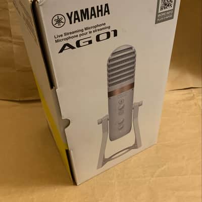 Yamaha AG01 Streaming Loopback Audio USB Microphone 2022 - Present - White NEW in box image 13
