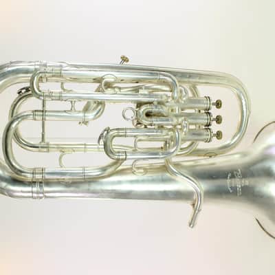 Besson New Standard Compensating Euphonium SILVER NICE! image 2
