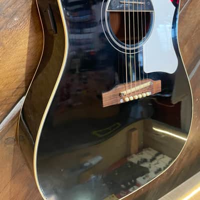 2009 Gibson Custom Shop J-45 ADJ with Soundhole Pickup, Ebony image 3