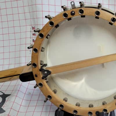 1920's? Triple X Super 17 fret Tenor Banjo, HC William L Lange image 14