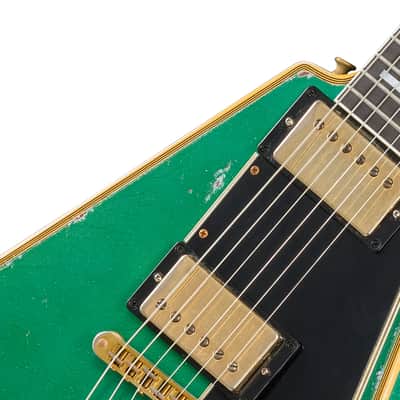 NEW! Gibson Custom Flying V Custom - Teal Sparkle Murphy Lab Heavy Aged - 2026 Custom Collection - Limited Edition - Authorized Dealer - Pre-Order image 7