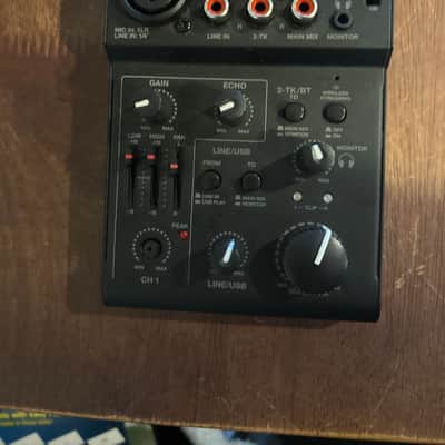 Rockville RockMix 5 Channel Pro Mixer with USB Interface, Bluetooth, Echo and EQ image 1