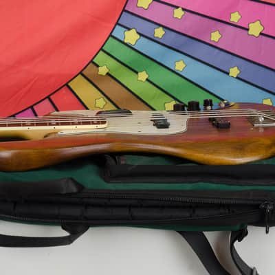 Vintage 1973 Fender Jazz Bass Guitar, Replacement Neck, Gig Bag image 13