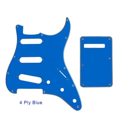 Guitar Pickguard With Back Plate Suit For USA/Mexico Fender Strat Standard SSS ST-3 ply Mint green image 22
