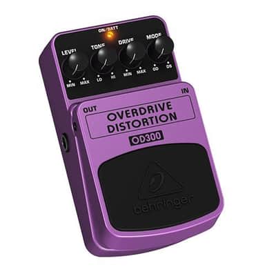 Behringer Overdrive/Distortion OD300 2-Mode Effects Pedal image 1