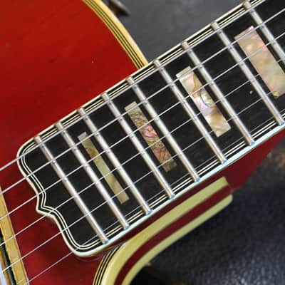 1973 Gibson L5-S Custom Solid Body Electric Guitar Cherry Sunburst + OHSC image 8