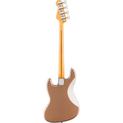 Fender American Professional Classic Jazz Bass RW Faded Firemist Gold - 4-String Electric Bass image 2