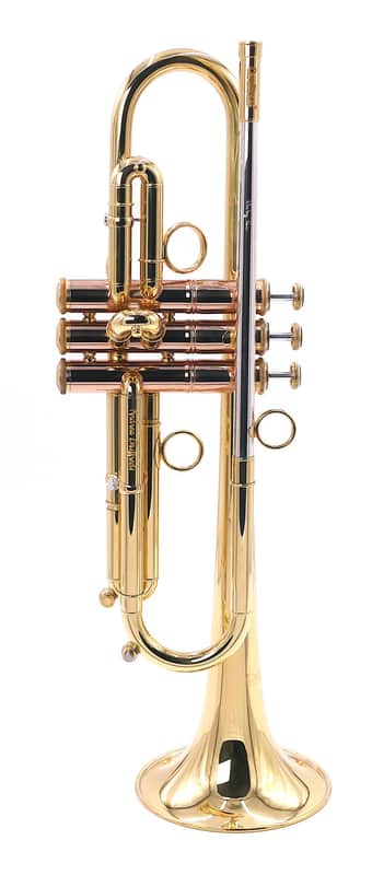 Back in stock! Carolbrass Andrea Giuffriedi All Around Trumpet in Clear Lacquer image 1