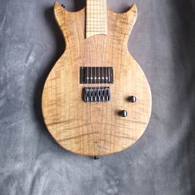 Three Son's Guitars Double Cut Drop Top 2020 Figured Walnut image 2