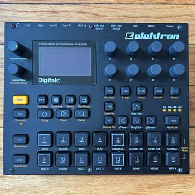 Elektron Digitakt 2017 - 2024 - Black image 1