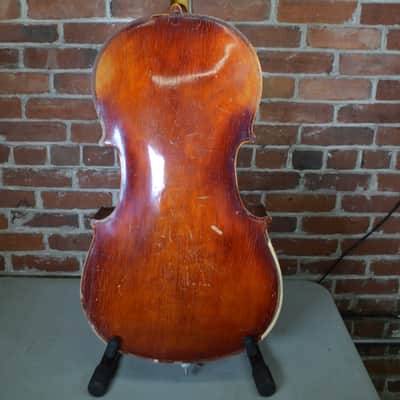 John Juzek 1/2 size cello 1950's - Tan and Brown image 2